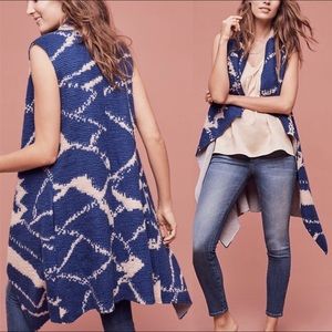 Anthropologie Merima Vest Sweater Cardigan Duster